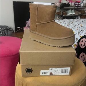 UGG Tan Kids Boots